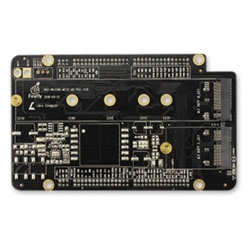 Микрокомпьютер RockPi RK3399 MEZZ M2 w/o POE