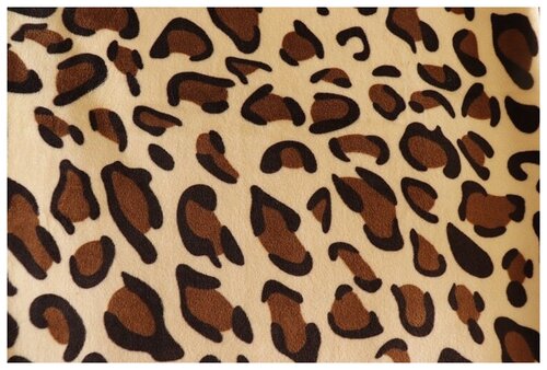 Ткань Искусственный мех (Принт) Жираф пл 230 гр, высота ворса 1,5 мм 100*150 см