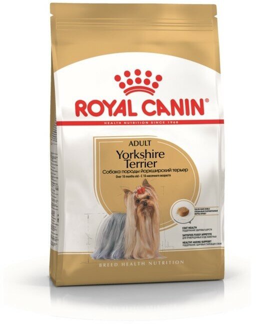 Сухой корм RC Yorkshire Terrier Adult для йоркширского терьера, 500 г
