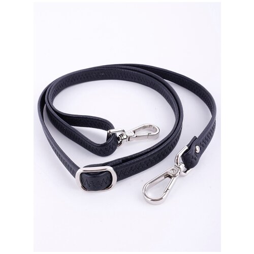 фото Плечевой ремень из натуральной кожи с карабинами curanni