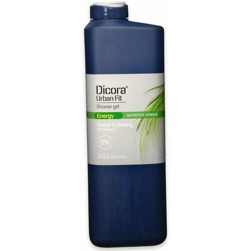 DICORA urban fit DICORA Гель для душа Vetiver & Ginseng (ENERGY) 750 мл