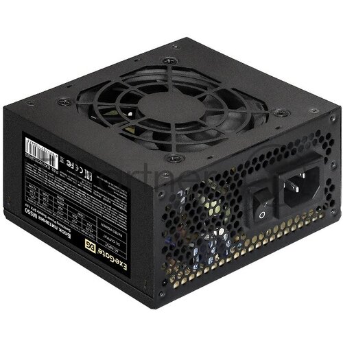 Блок питания 600W ExeGate M600 SFX APFC КПД 87 80 PLUS Silver 8cm fan 24pin 44pin 3xSATA 2037000₽
