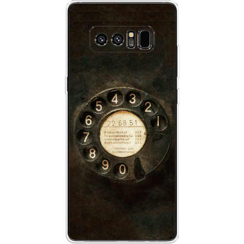 Силиконовый чехол на Samsung Galaxy Note 8 / Самсунг Галакси Нот 8 Старинный телефон