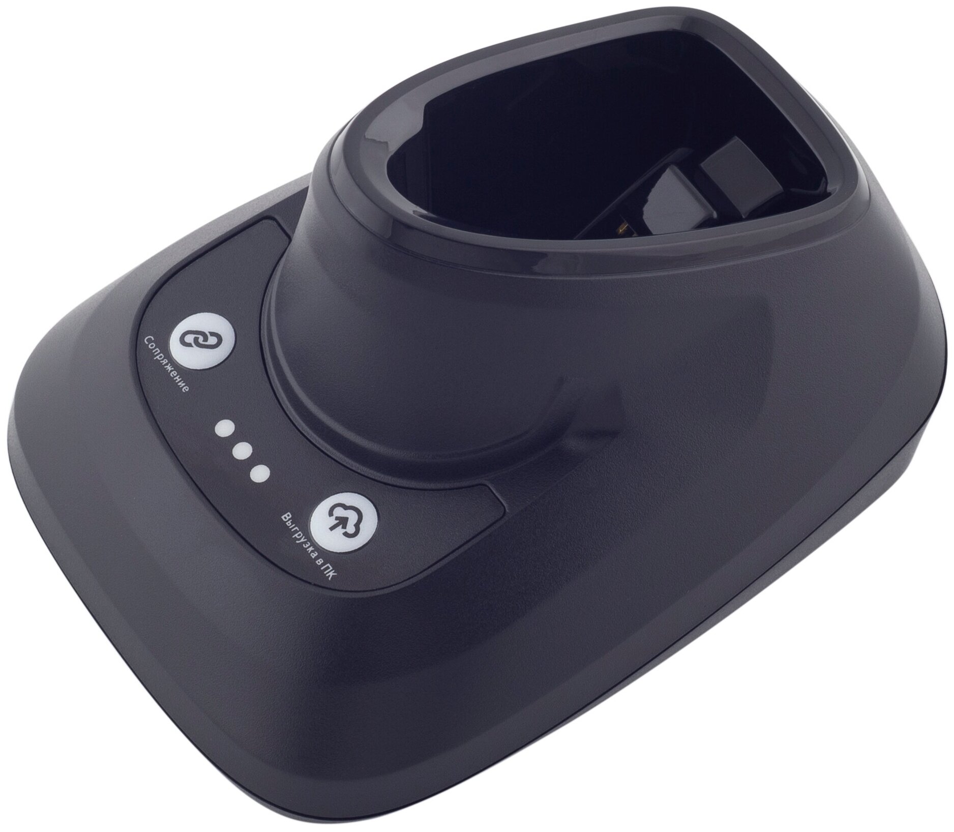 Зарядно-коммуникационная подставка (Cradle) для сканера МойPOS MSC-3208WEC2D v.2, арт. 4539, черная