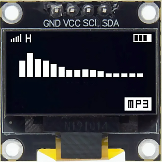 Дисплей OLED 096/128x64/WEA012864DWPP3N00003 аналог/Arduino