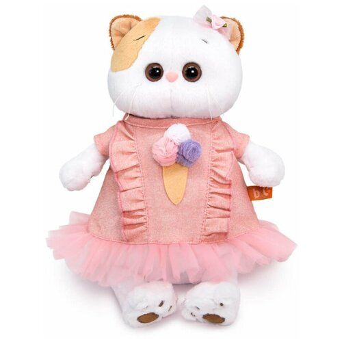 фото Кошечка ли-ли в платье с мороженым 24 см basik&co