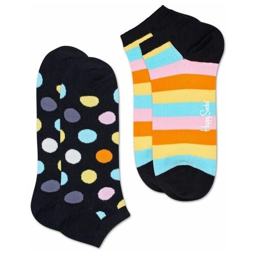 Набор из 2 пар носков 2-Pack Classic Big Dot Socks Happy socks  черный 29