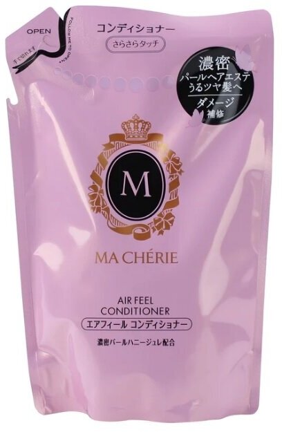 Кондиционер SHISEIDO Ma Cherie AIR FEEL для тонких волос для придания объема цветочно-фруктовый аромат 380 мл мягкая упаковка