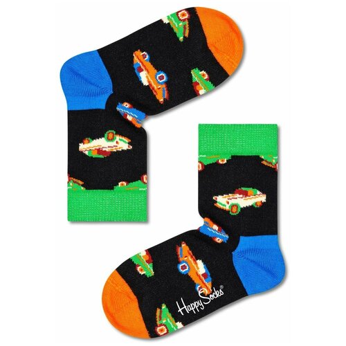 Носки Happy Socks размер 7-9Y, черный, мультиколор носки happy socks размер 7 9y хаки мультиколор