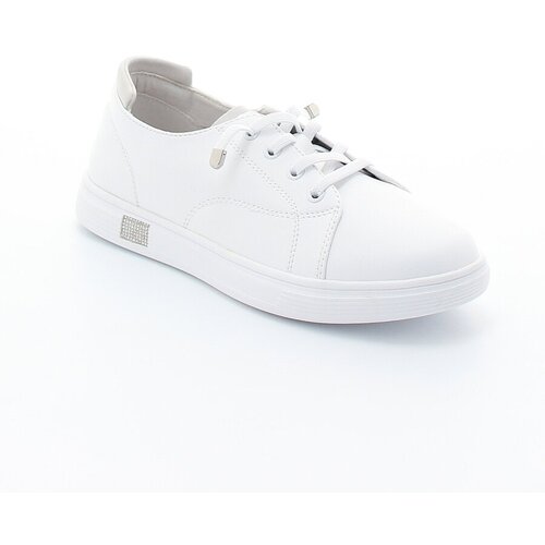 фото Кеды bonavi женские демисезонные, размер 38, цвет белый, артикул 31f6-27-011