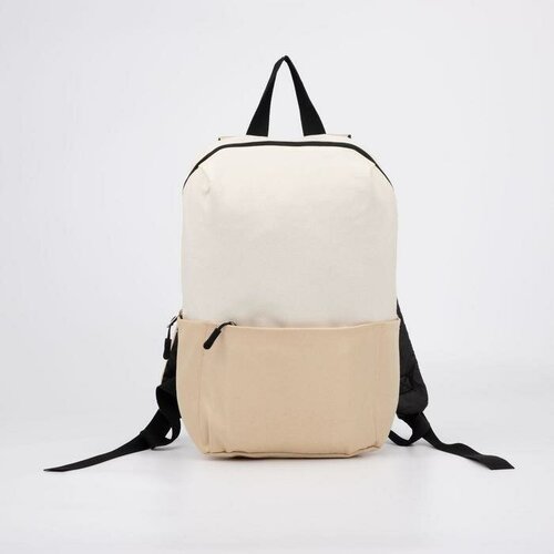 Рюкзак текстильный с карманом, 34х22х13 см рюкзак текстильный с карманом 39х25х13 см 6243752