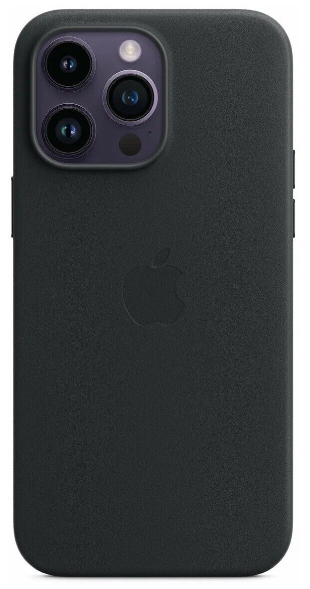 iPhone 14 Pro Leather Case with MagSafe - Midnight