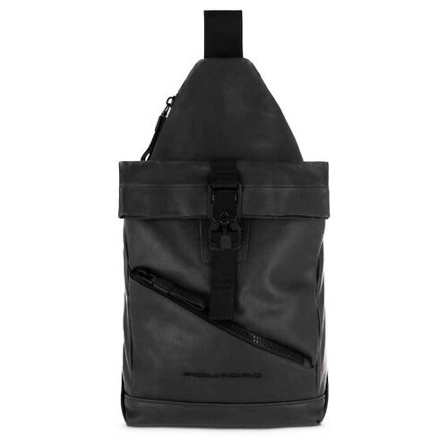 фото Рюкзак слинг унисекс piquadro harper ca5678ap/n черный кожа