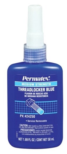 PERMATEX 24250 Фиксатор резьбы Фиксатор резьбы средней фиксации синий Permatex Medium Strength Threadlocker BLUE 50 мл. 1шт