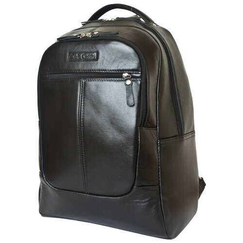 фото Мужской рюкзак из натуральной кожи carlo gattini coltaro black