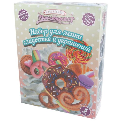 Candy Clay Масса для лепки. Набор Для лепки сладостей и украшений 11-0014 300 г . набор для лепки altacto clay мини фабрика 4 цвет