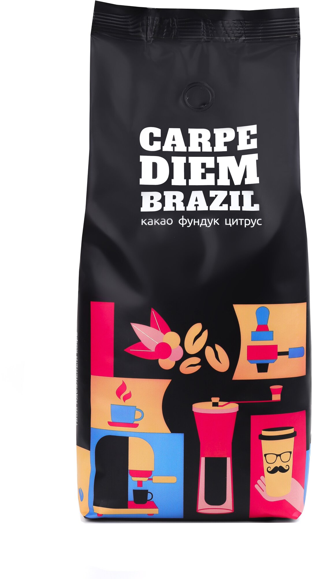 Кофе зерновой Моджиана (Можиана) Арабика Бразилия в зернах, свежеобжаренный, 1 кг. - фотография № 2