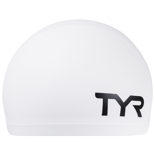 фото Шапочка для плавания tyr silicone comfort swim cap, силикон, lsccap/100, белый
