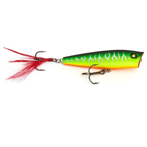 фото Воблер kyoda shine pop-65f, длина 6,5 см, вес 7,5 гр, цвет p296, заглубление поверхностное