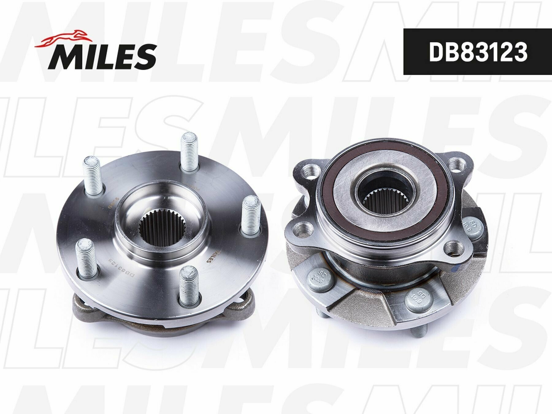 MILES DB83123 Ступица с подшипником TOYOTA AURIS I/AVENSIS III T270/COROLLA X/RAV4 IV 06- перед. SKF VKBA6875 DB83123