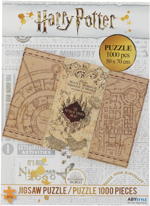 Пазл ABYstyle Harry Potter Marauders Map ABYJDP002, 1000 дет.