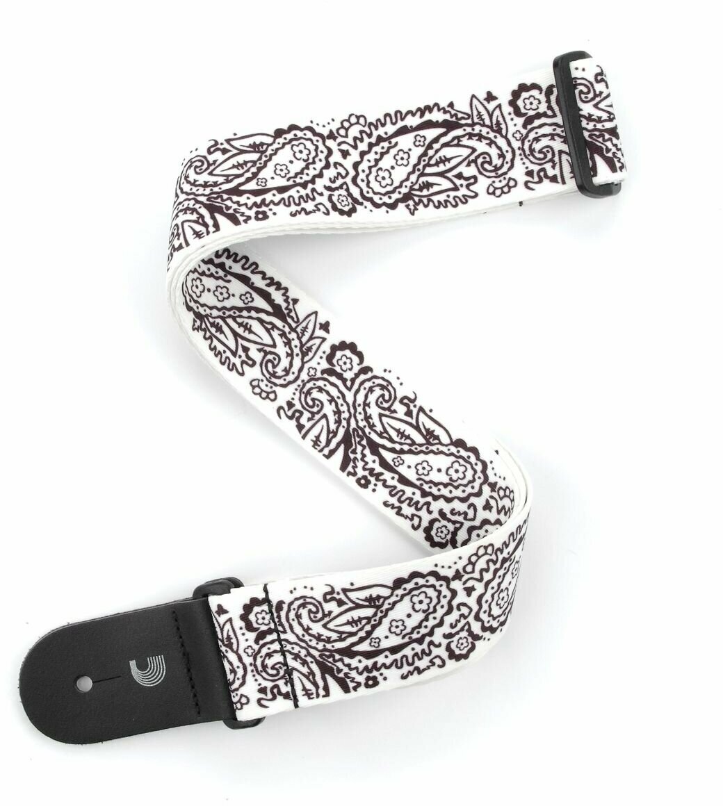 Planet Waves P20W1418 гитарный ремень тканый "Paisley White"