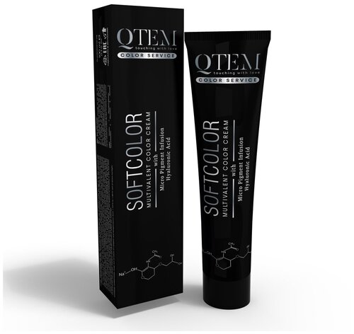 QTEM мультивалентный краситель для волос Multivalent Color Cream, 6.11 интенсивный холодный темный блондин, 100 мл