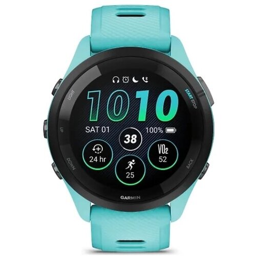 Спортивные часы Garmin Forerunner 265, бирюзовый-черный