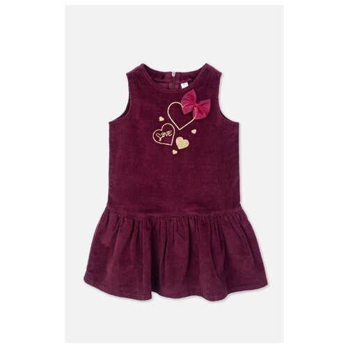 фото Платье playtoday размер 110, темно-красный