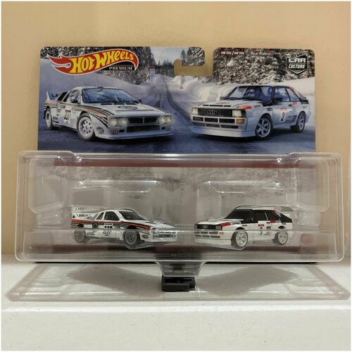 Набор из 2-Х моделей 1:64 хот вилс Hot Wheels Premium CAR CULTURE 2 PACK SET LANCIA RALLY 037 и 84 AUDI SPORT QUATTRO