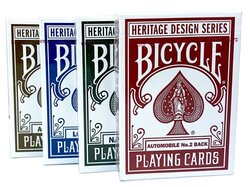 Bicycle игральные карты Bicycle Heritage Series Set (4 deks) 54 шт.