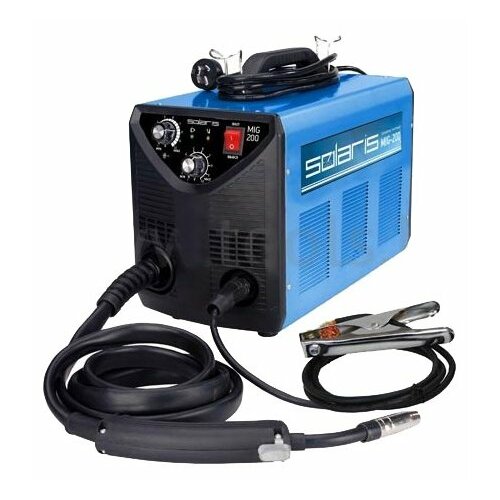 Полуавтомат сварочный Solaris MIG-200EM MIGMMA 220В встр горелка 2 м смена полярности катушк 1513000₽