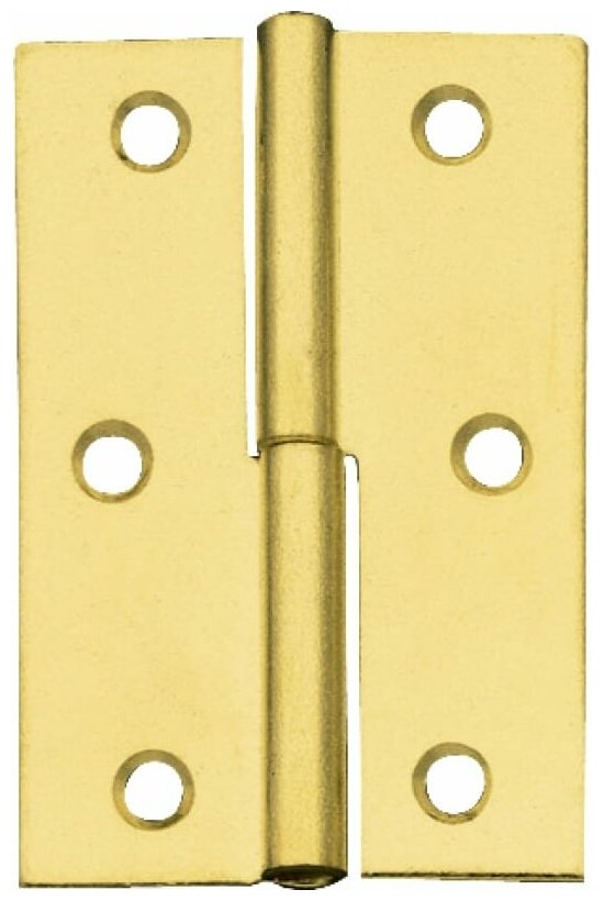 Петля мебельная карточная съёмная правая Amig 540,70х45 мм, сталь, цвет золото - фото №4