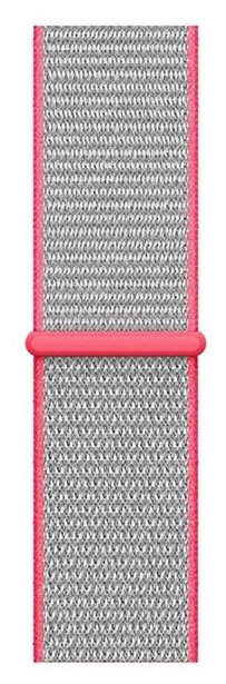 фото Krutoff / Ремешок Krutoff Nylon для Apple Watch (Эпл Вотч) 42/44mm, gray/pink
