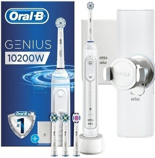 Электрическая зубная щетка Oral-B Genius 10200W белая