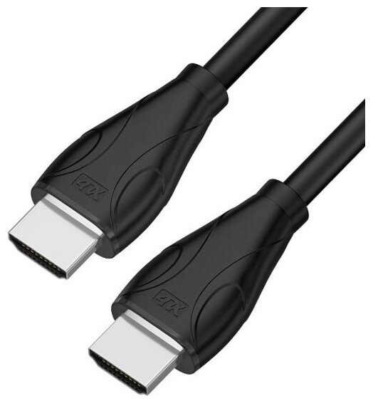 Кабель Gcr 1.0m HDMI черный, Ultra HD, 4K, 10.2 Гбит/с, 3D, экран