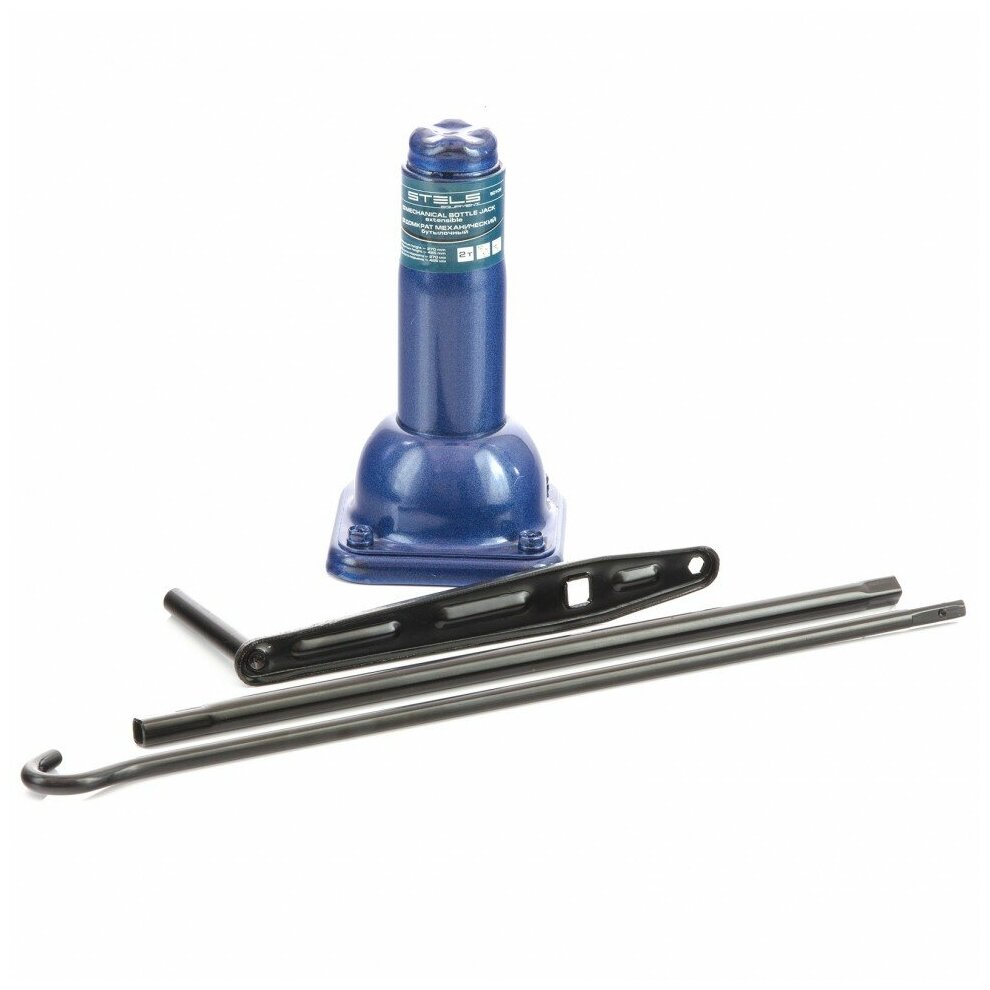 Домкрат механический бутылочный, 2 т, h подъема 270–485 мм, домкрат, ручка Stels STELS