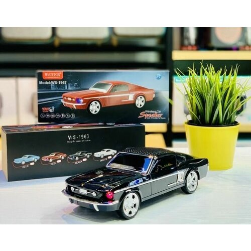 Портативная блютуз колонка в виде ретро машинки черная 135000₽