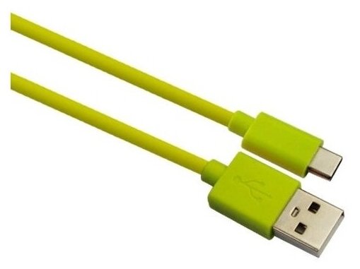 Кабель USB 2.0 - Type-C, зеленый, 1.0 м, Mobiledata