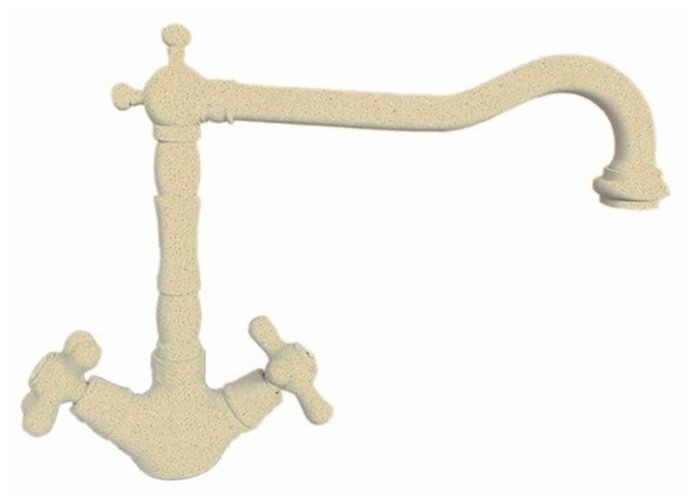 Смеситель Italmix NOVECENTO 0910 LIGHT SAND (светло-бежевый), смеситель для кухни .