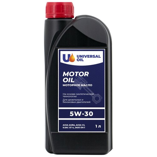Моторное масло Universal Oil 5w-30 синтетическое 1 литр