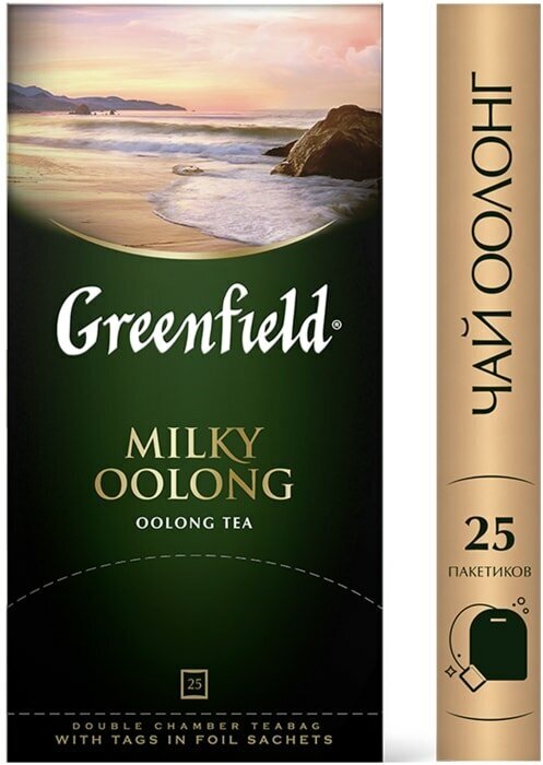 Чай улун Greenfield Milky Oolong в пакетиках, 25 пак., 