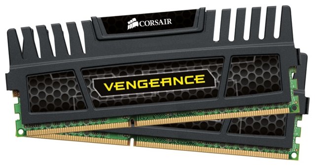 Оперативная память Corsair Vengeance 8 ГБ (4 ГБ x 2 шт.) DDR3 1600 МГц DIMM CL9 CMZ8GX3M2A1600C9