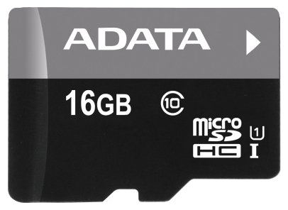 Карта памяти Adata Premier microSDHC 16Gb Class 10 UHS-I U1 (85/25MB/s)