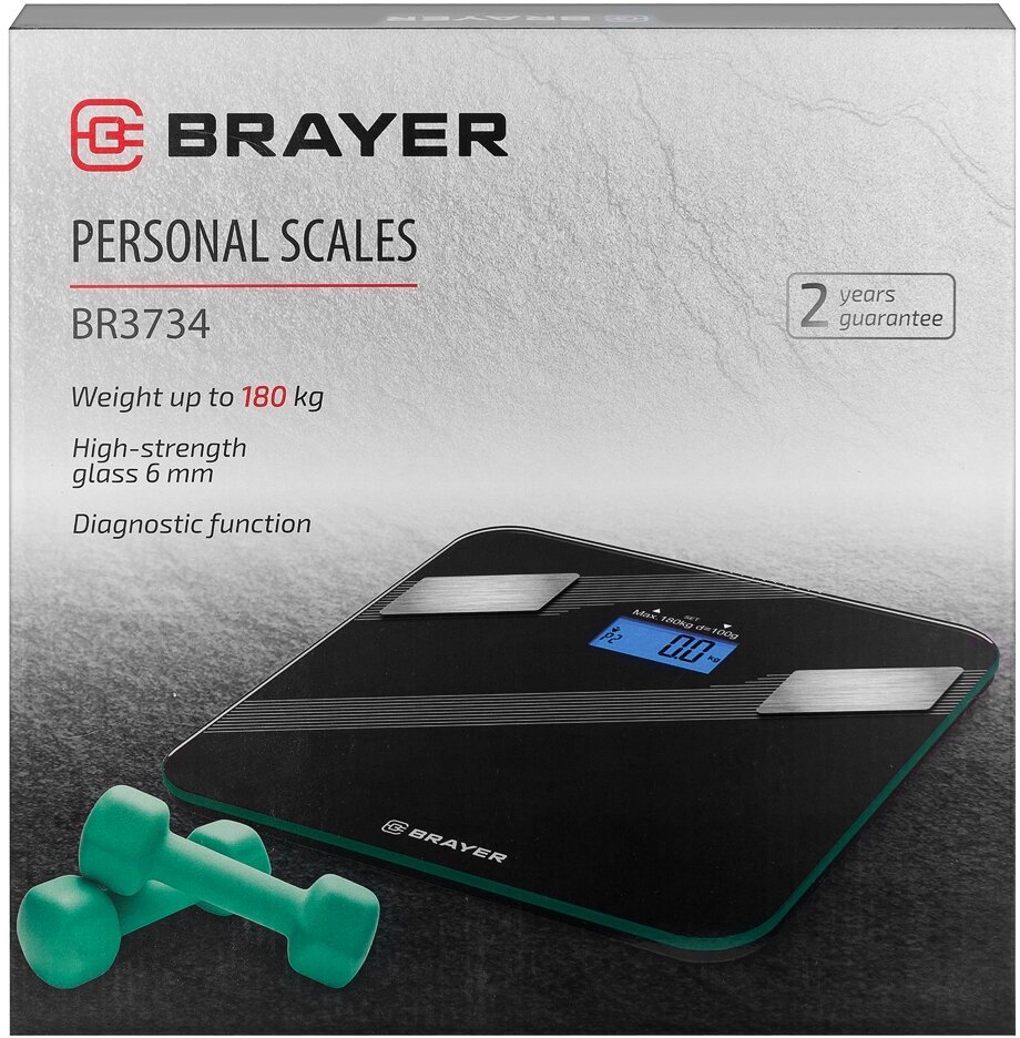 Весы напольные BRAYER BR3734 до 180 кг - фотография № 7