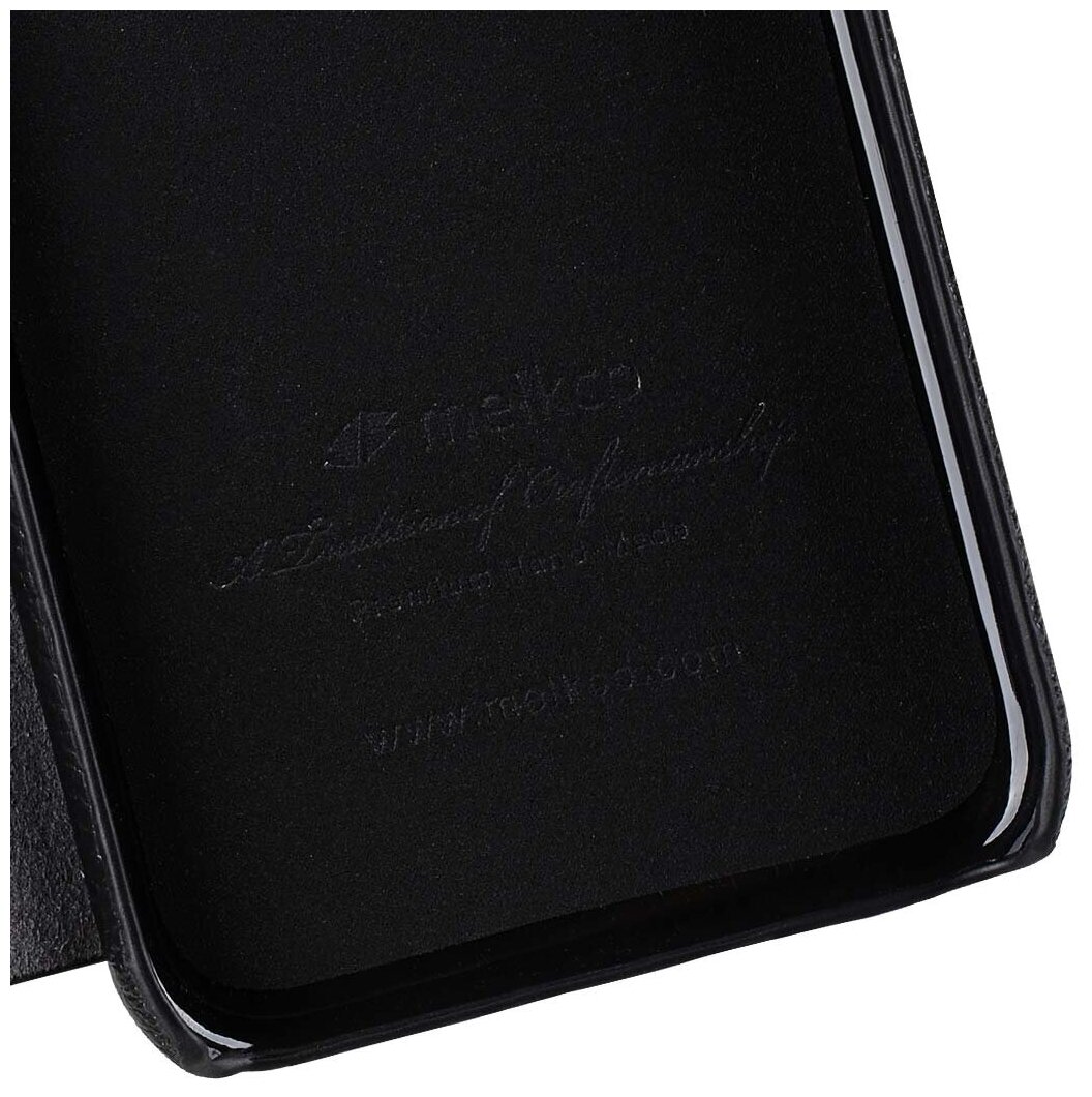 Кожаный чехол книжка Melkco Face Cover Book Type для Apple iPhone Xr, черный