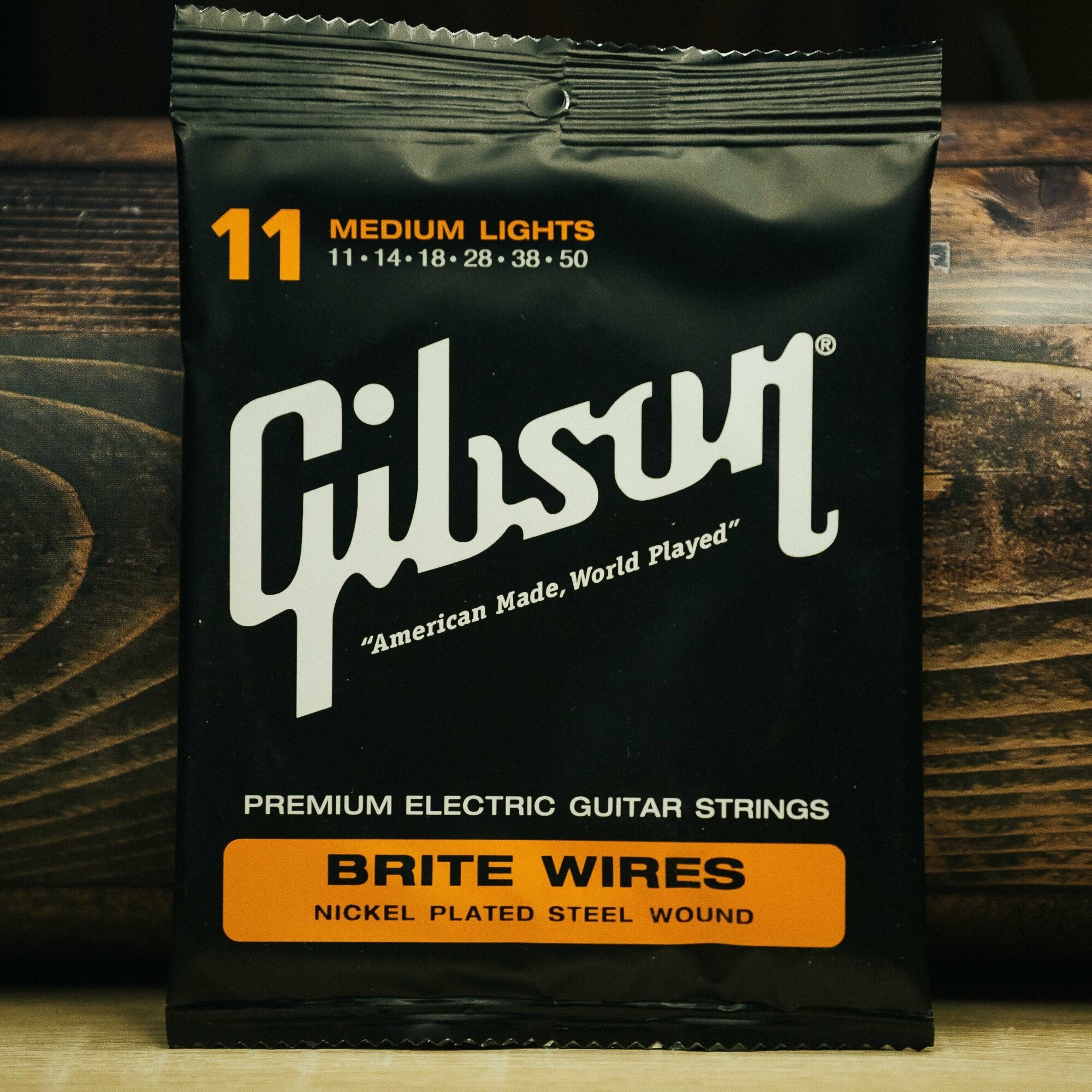 Струны GIBSON seg-700ML BRITE WIRES, 11-50 для электрогитары