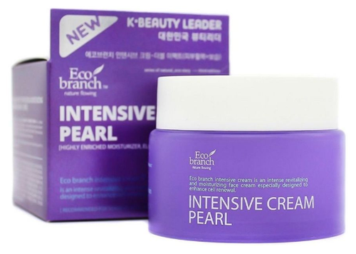 Крем для лица с жемчугом Eco Branch Intensive Cream Pearl, 100 мл