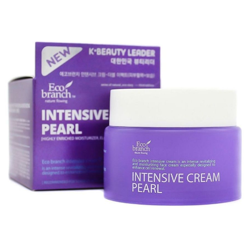 Крем для лица с жемчугом Eco Branch Intensive Cream Pearl, 100 мл крем для лица с экстрактом жемчуга eco branch intensive cream pearl ver 3 100 гр