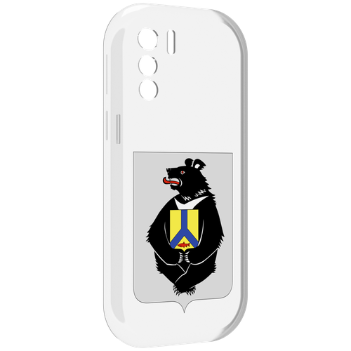 Чехол MyPads герб-хабаровский-край для UleFone Note 13P задняя-панель-накладка-бампер